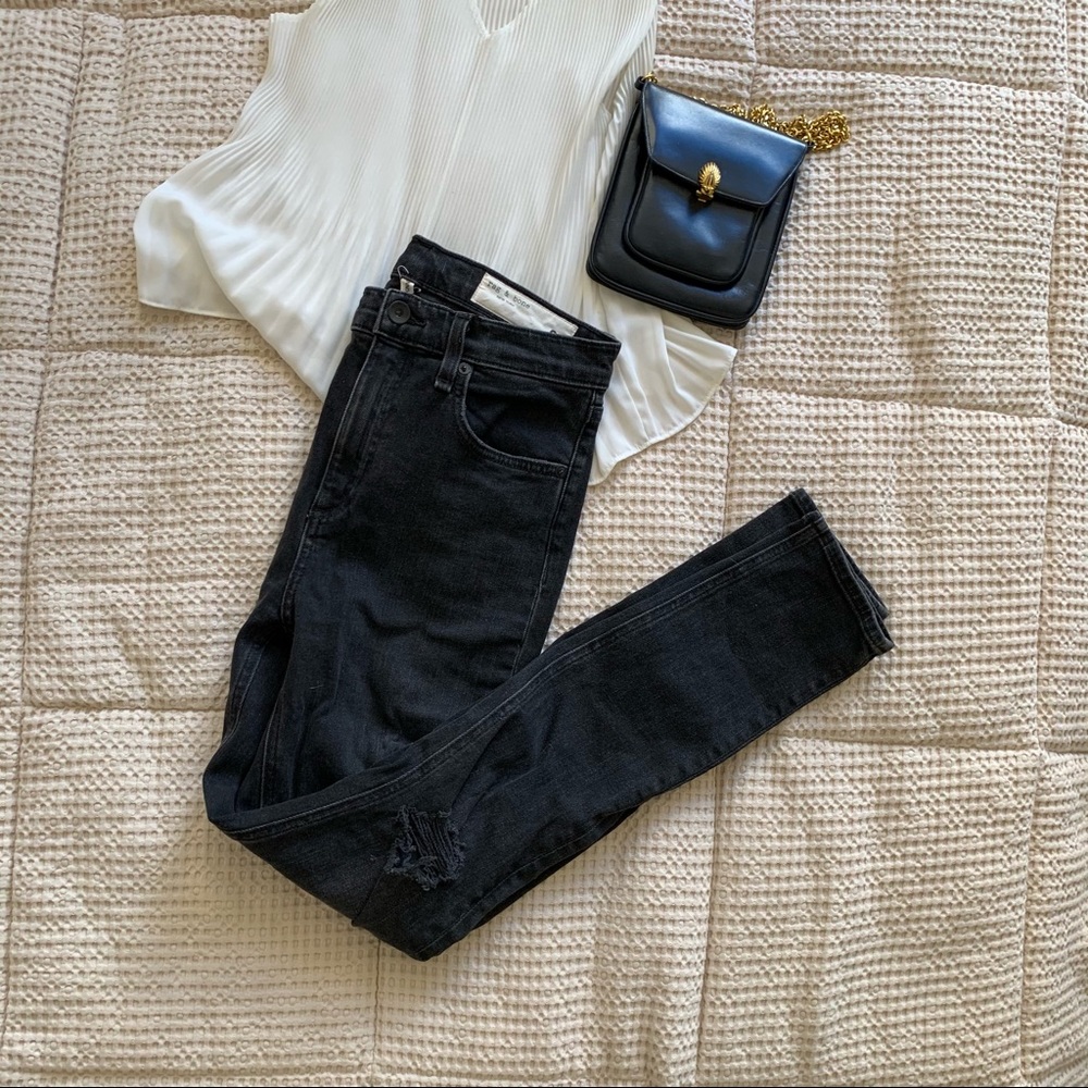 rag & bone Black Denim Jeans